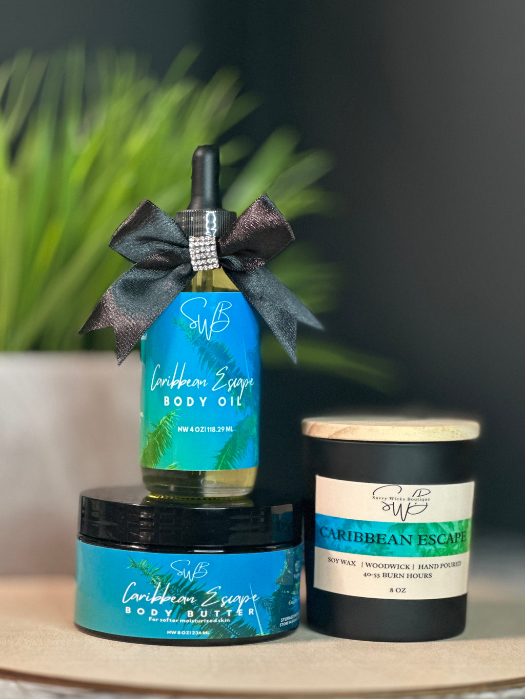 Limited Edition Mother’s  Day Gift Set | Wood-wick Candles | Luxury Moisturizing Body Butter | Deep Hydration Luxe Body Oil