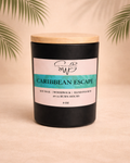 Caribbean Escape Paraffin/Soy Blend Wood Wick Luxury Scented Candle
